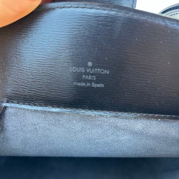 Louis Vuitton Cluny Epi Leather Shoulder Bag Black Bucket Purse Designer - Picture 11 of 13